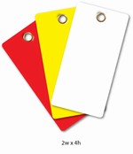 Heavy Duty Vinyl Tags 2 x 4 Blank 